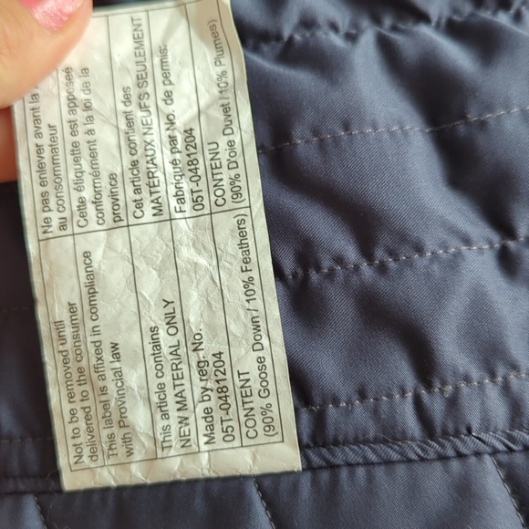 EUC Lululemon Down Hooded Vest Reversible in Double Grey Size 2 - Picture 7 of 7